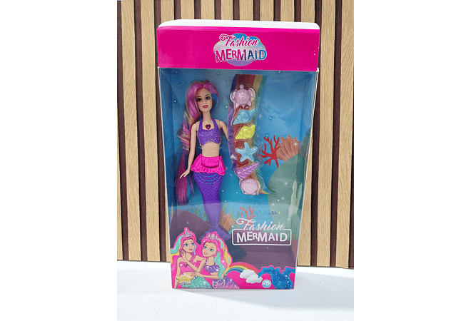BARBIE SIRENITA/HABLA Y CANTA (AL AZAR) MOD# KY244203