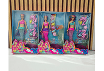 BARBIE SIRENITA/HABLA Y CANTA (AL AZAR) MOD# KY244203