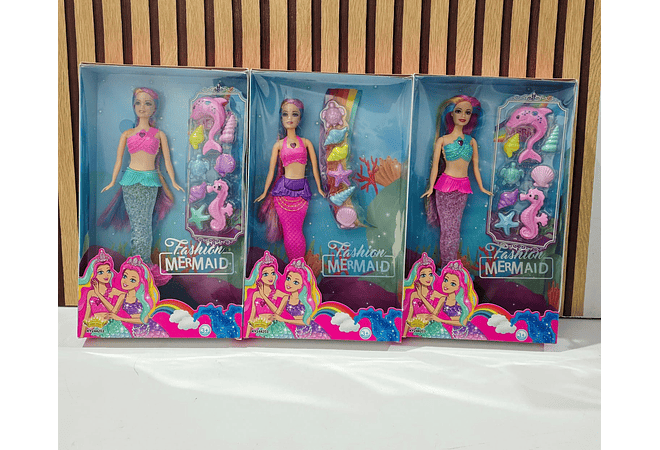 BARBIE SIRENITA/HABLA Y CANTA (AL AZAR) MOD# KY244203