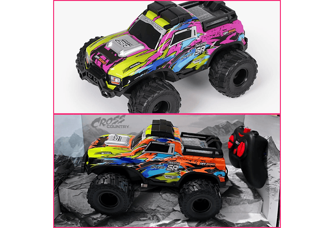 CARRO TODO TERRENO ROAD SERIES CON CONTROL REMOTO MOD# KL224044🕹️