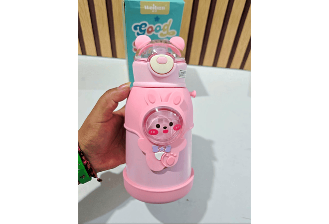TERMO PARA AGUA DISEÑO ANIMALITOS DE 500 ML MOD# 2185