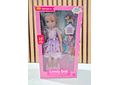 MUÑECA GRANDE LOVELY DOLL CON ACCESORIOS Y SONIDO (AL AZAR) MOD#