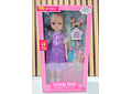 MUÑECA GRANDE LOVELY DOLL CON ACCESORIOS Y SONIDO (AL AZAR) MOD#