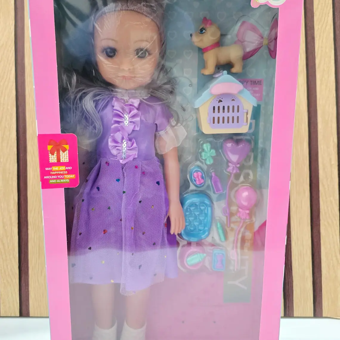 MUÑECA GRANDE LOVELY DOLL CON ACCESORIOS Y SONIDO (AL AZAR) MOD# 5