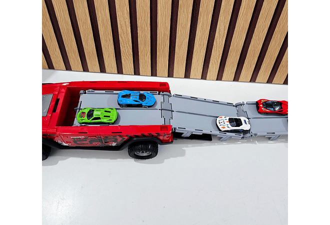 CAMIONETA CONVERTIBLE CON SONIDO/PISTA MOD# MH-639