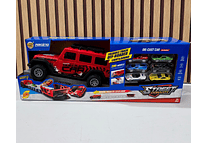 CAMIONETA CONVERTIBLE CON SONIDO/PISTA MOD# MH-639