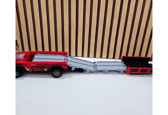 CAMIONETA CONVERTIBLE CON SONIDO/PISTA MOD# MH-639