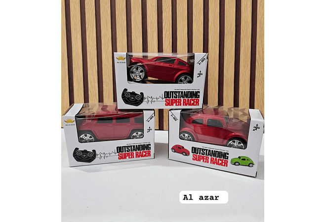 CARRITOS OUTSTANGDING RACER VARIOS DISEÑOS CON CONTROL REMOTO🕹️ MOD#