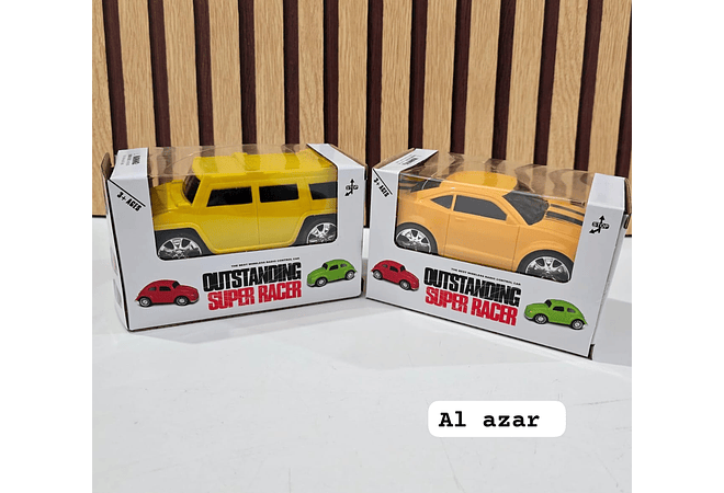 CARRITOS OUTSTANGDING RACER VARIOS DISEÑOS CON CONTROL REMOTO🕹️ MOD#