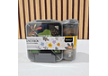 SET TUPPER CON VASO LUNCH IMANGA BOX MOD# KX-6127