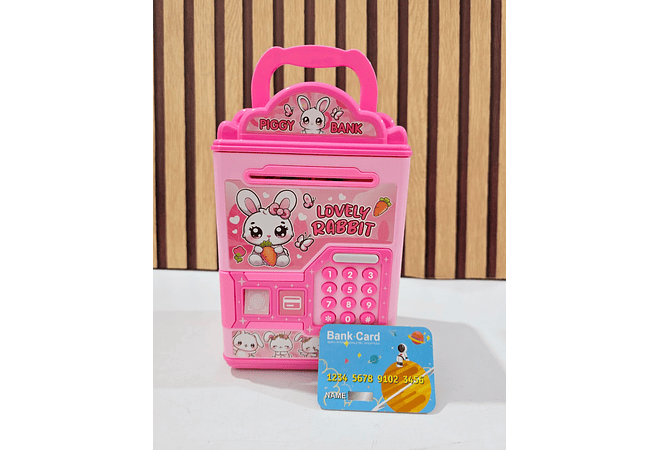 ALCANCIA ELECTRONICA PARA NIÑOS AMARILLA O ROSA MOD# 666-3