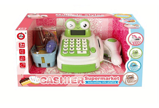 JUGUETE CAJA REGISTRADORA ANIMALITOS MOD#  KX244100