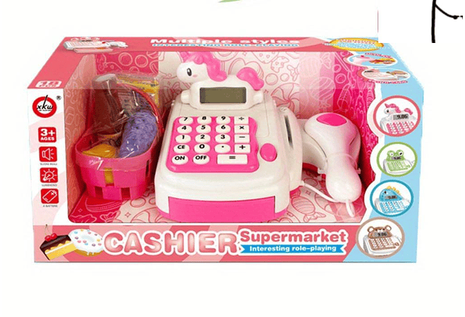 JUGUETE CAJA REGISTRADORA ANIMALITOS MOD#  KX244100