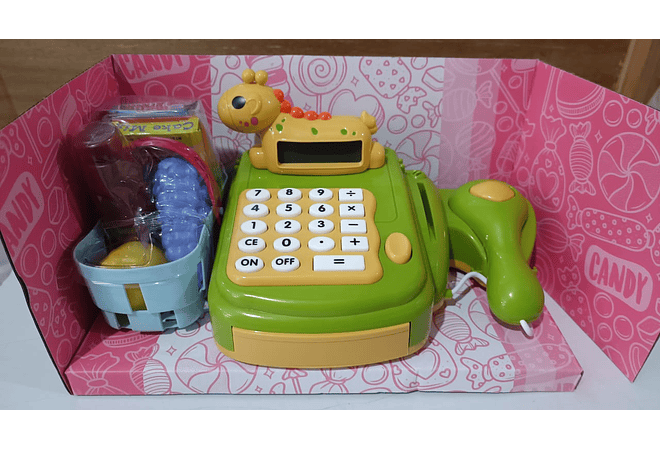 JUGUETE CAJA REGISTRADORA ANIMALITOS MOD#  KX244100