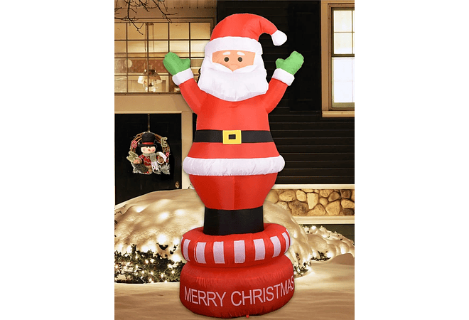 INFLABLE GIRATORIO SANTA CLAUS MOD# 3910