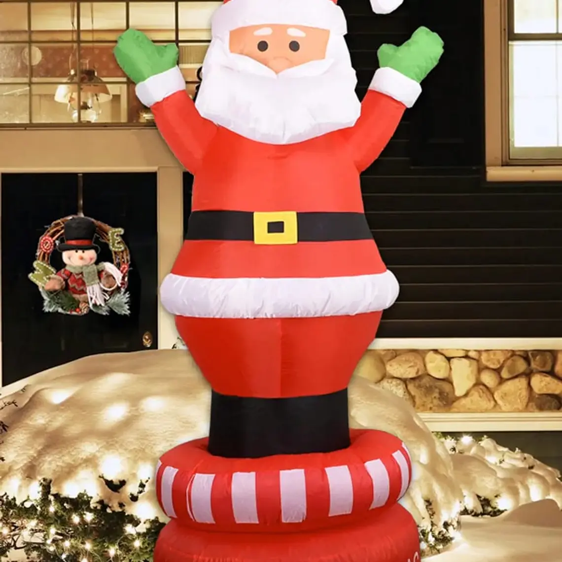 INFLABLE GIRATORIO SANTA CLAUS MOD# 3910 1