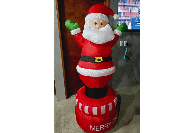 INFLABLE GIRATORIO SANTA CLAUS MOD# 3910