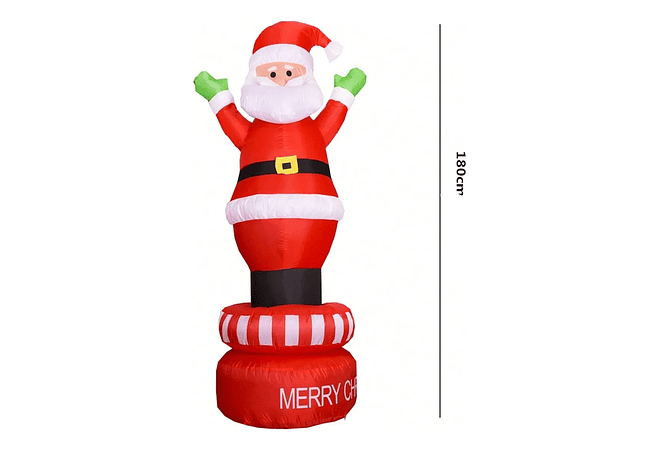 INFLABLE GIRATORIO SANTA CLAUS MOD# 3910