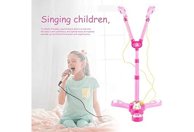 JUGUETE 2 MICRÓFONOS MOD#HD-77077A