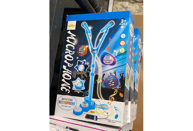 JUGUETE 2 MICRÓFONOS MOD#HD-77077A