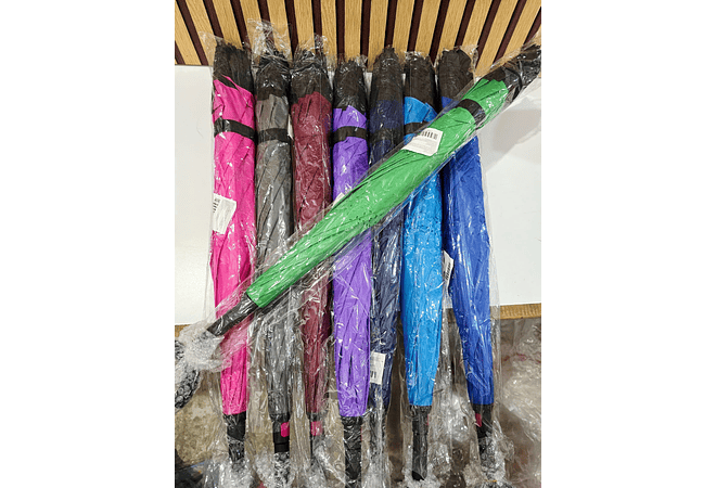 🌂 ☂️☔️ SOMBRILLA/PARAGUAS REVERSIBLE  COLORES LISOS (AL AZAR) MOD# 2916  ☂️☔️