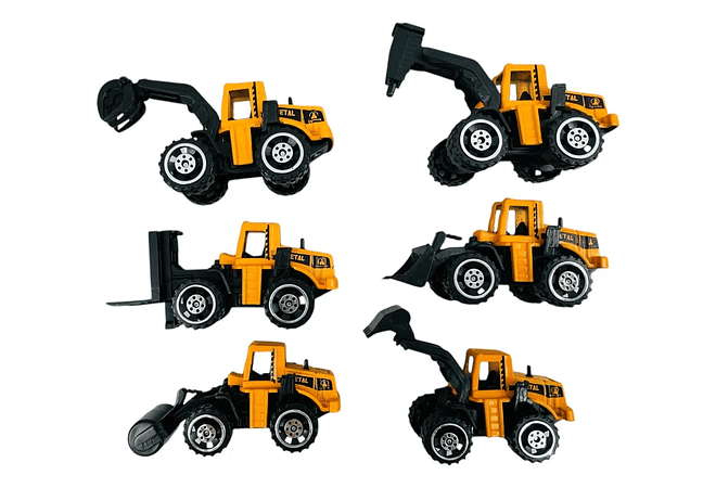 JUGUETE TRAILER CON CARRITOS DE CONSTRUCCIÓN (CON MÚSICA)MOD# TN-12708B🚛