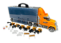 JUGUETE TRAILER CON CARRITOS DE CONSTRUCCIÓN (CON MÚSICA)MOD# TN-12708B🚛
