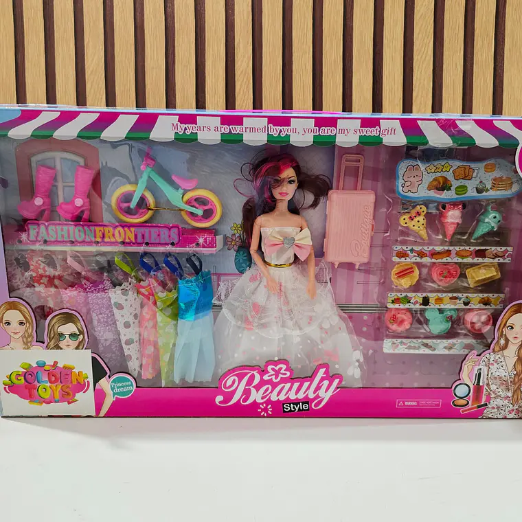 BARBIE CON BICI Y ACCESORIOS (AL AZAR) MOD# GTS636  4