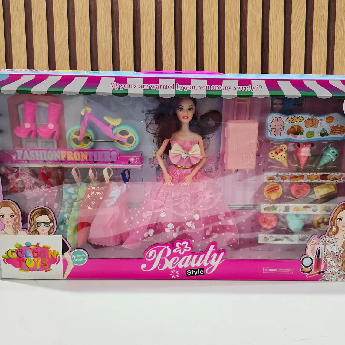 BARBIE CON BICI Y ACCESORIOS (AL AZAR) MOD# GTS636  8