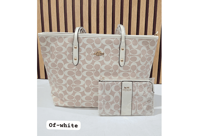 COMBO BOLSO + MONEDERO IMITACIÓN COACH MOD# 3948