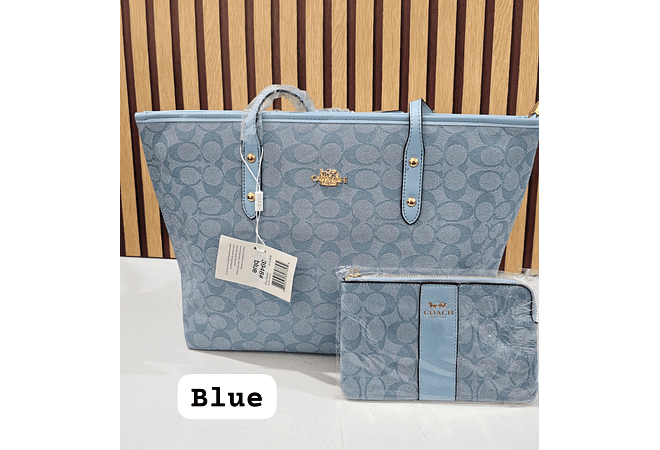 COMBO BOLSO + MONEDERO IMITACIÓN COACH MOD# 3948