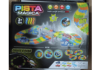165 PCS, 1 PISTA DE CARRERA MÁGICA MULTICOLOR MOD#KQ212110