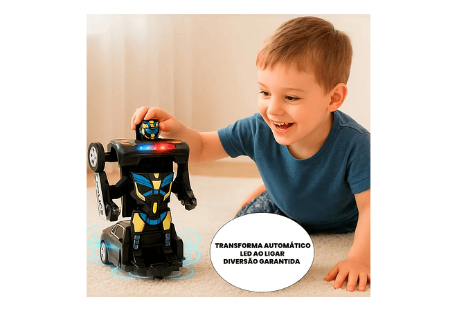 COCHE TRANSFORMERS DE POLICÍA MOD# KJ213124 🚔