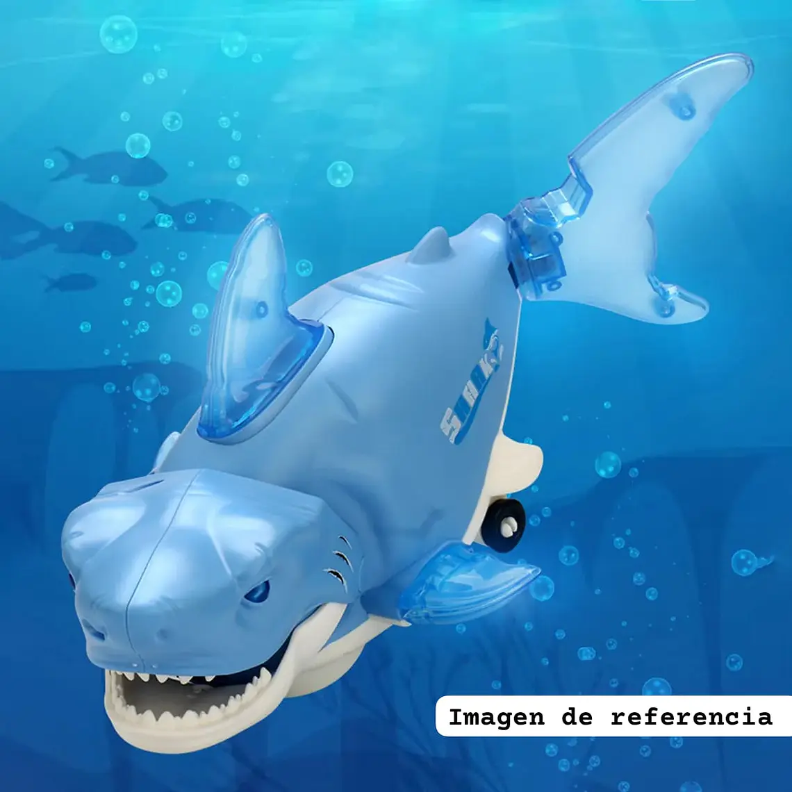 TIBURÓN CON LUZ Y SONIDO MOD# KR213181  🦈 2