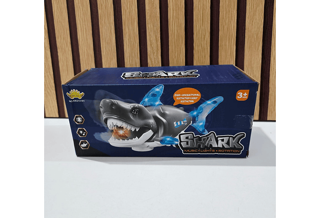 TIBURÓN CON LUZ Y SONIDO MOD# KR213181  🦈