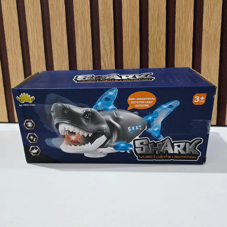 TIBURÓN CON LUZ Y SONIDO MOD# KR213181  🦈 4
