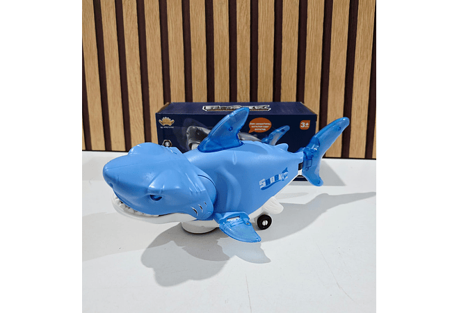 TIBURÓN CON LUZ Y SONIDO MOD# KR213181  🦈