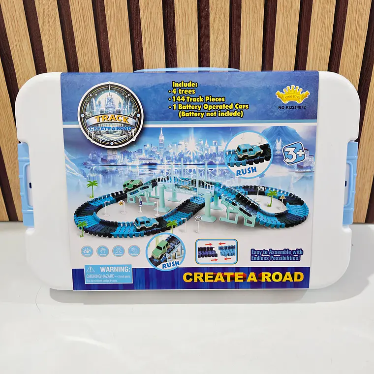 PISTA CREATE A ROAD ROSA O AZUL MOD# KQ214072 6