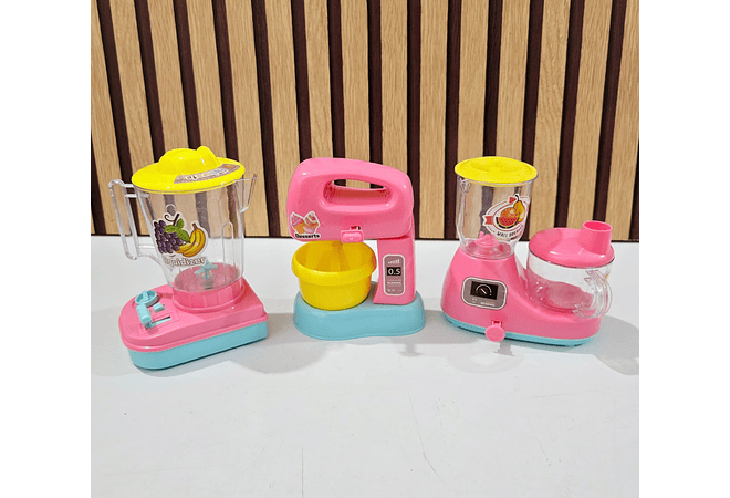 SET DE COCINA LICUADORA+ BATIDORA (HAPPY FAMILY) MOD# 6324