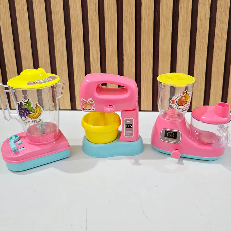SET DE COCINA LICUADORA+ BATIDORA (HAPPY FAMILY) MOD# 6324 6