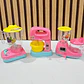 SET DE COCINA LICUADORA+ BATIDORA (HAPPY FAMILY) MOD# 6324 - Miniatura 6