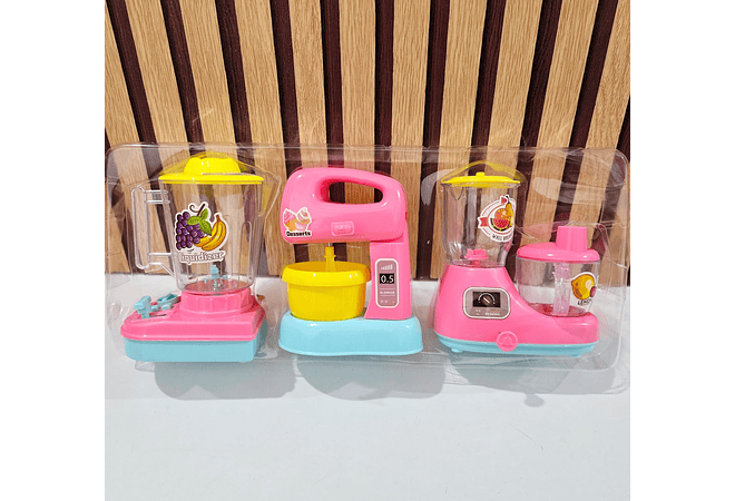 SET DE COCINA LICUADORA+ BATIDORA (HAPPY FAMILY) MOD# 6324