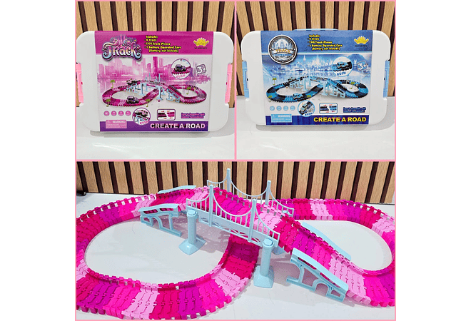 PISTA CREATE A ROAD ROSA O AZUL MOD# KQ214072