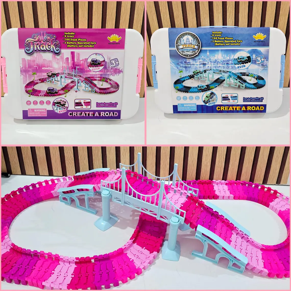 PISTA CREATE A ROAD ROSA O AZUL MOD# KQ214072 1