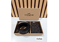 SET DE CARTERA CON CINTURON IMITACIÓN COACH PARA CABALLERO MOD# CHC-005P
