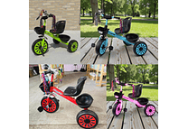 TRICICLO INFANTIL CON LUZ Y SONIDO MOD# GTS559