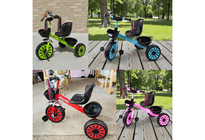 TRICICLO INFANTIL CON LUZ Y SONIDO MOD# GTS559