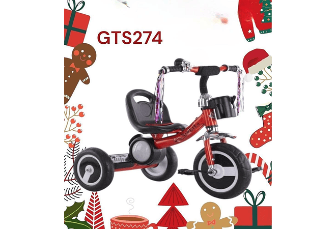 TRICICLO INFANTIL CON LUZ Y SONIDO MOD# GTS274