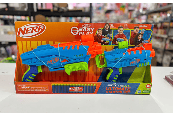 DUO JUGUETE PISTOLA NERF(ORIGINAL) MOD# PN00080987