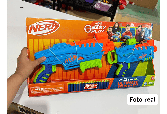 DUO JUGUETE PISTOLA NERF(ORIGINAL) MOD# PN00080987